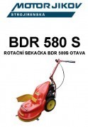 Technický rozkres BDR 580S-4 OTAVA
