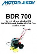 Technický rozkres BDR 700-1998