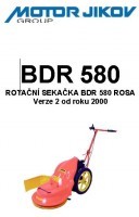 Technický rozkres BDR 580 ROSA-od 2000 - Kliknutím zobrazíte detail obrázku.