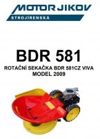Technický rozkres BDR 581 VIVA-2009 - Kliknutím zobrazíte detail obrázku.