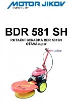 Technický rozkres BDR 581SH OTAVA SUPER - Kliknutím zobrazíte detail obrázku.