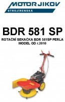 Technický rozkres BDR 581SP PERLA - Kliknutím zobrazíte detail obrázku.