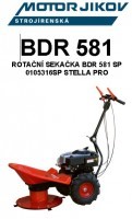 Technický rozkres BDR 581SP STELLA PRO - Kliknutím zobrazíte detail obrázku.