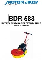 Technický rozkres BDR 583SB BLANICE - Kliknutím zobrazíte detail obrázku.