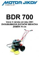 Technický rozkres BDR 700-2001 - Kliknutím zobrazíte detail obrázku.