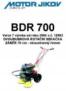 Technický rozkres BDR 700-2004
