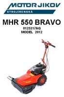 Technický rozkres MHR 550 BRAVO-2012 - Kliknutím zobrazíte detail obrázku.
