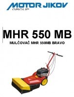 Technický rozkres MHR 550MB BRAVO - Kliknutím zobrazíte detail obrázku.