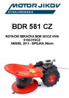 Technický rozkres BDR 581 VIVA-2011 - Kliknutím zobrazíte detail obrázku.